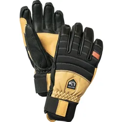 Hestra Army Leather Ascent - 5 Finger black/light brown (100720) 9