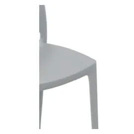 CLP Gartenstuhl Maya 44 x 44 x 81 cm grau