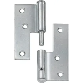 Vormann Türaufschraubband Breite geöffnet 72mm Höhe 80mm links blau