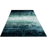 Home Affaire Teppich »Katalin«, rechteckig, Kurzflorteppich in Seiden-Optik, Teppiche aus 100% Viskose, mehrfarbig, 82787332-6 ocean 10 mm