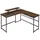 Tectake Eckschreibtisch Melrose Eiche / Braun
