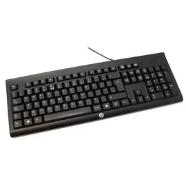 HP 320K Desktop Tastatur EU schwarz
