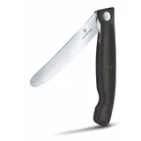 Victorinox Swiss Classic Gemüsemesser mit Wellenschliff faltbar schwarz