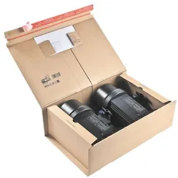 Colompac Paket-Versandkartons 46,0/31,0/16,0 cm - 10 Stück braun, 51.5x17x33.5 cm