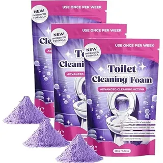 FizzClean TOIlet Cleaner - Fizz CleAN Toilet CLeanIng Foam,Insta-Action FizzClean Foam For Sparkling CLeans ToileT, Touch Free Foaming Toilet Cleaner, Powerful Deep Cleaning Action (3)