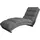 Mirjan24 Sessel Holiday Cord 62 x 84 x 180 cm Grau mit Hocker