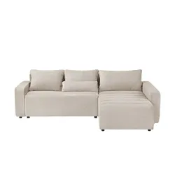 smart Ecksofa  Fania , beige , Maße (cm): B: 257 H: 72 T: 208