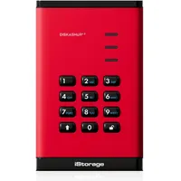 iStorage diskAshur3 SSD 1TB - Red (1 TB), Externe SSD, Rot