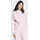 adidas Essentials 3-Streifen Full-Zip Fleece Damen Kapuzensweater, pink - S