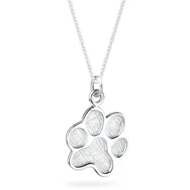 Elli Halskette Pfote Anhänger Symbol Hund 925 Silber