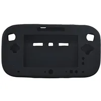 Weiche Gummi-Silikon-Schutzhülle für Wii U Game-Controller, Schwarz