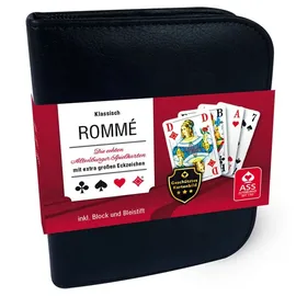 Cartamundi Senioren Rommé im Lederetui deutsche Version