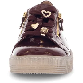 Gabor Sneaker Damen Bordo/Gold 37,5