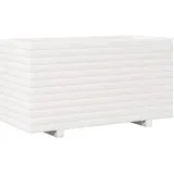 vidaXL Pflanzkübel 90 x 40 x 49,5 cm Weiß