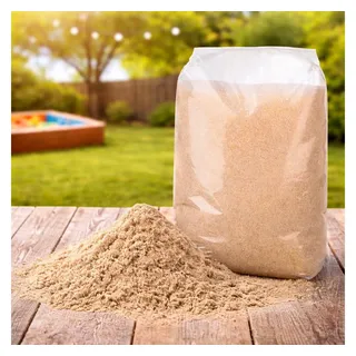 Best for Garden Spielsand 25 kg Quarzsand – Spielsand für Sandkasten, Dekoration & Outdoor-Spiel (1-St., Einzelprodukt), Gewaschen, doppelt gesiebt, kinderfreundlich, feine Körnung beige 200 l