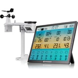 Bresser 8-Tage 4CAST XL WLAN-Wetterstation 7-in-1 solar Schwarz