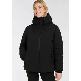 ICEPEAK Funktionsjacke "ADAMAN", Damen, Gr. 48, schwarz, Web, Obermaterial: 100% Polyester. Futter: 100% Polyester. Wattierung: 100% Polyester, sportlich, regular fit hüftlang, Langarm, Jacken, mit Reißverschluss