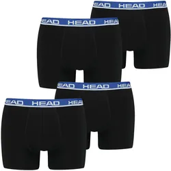 HEAD Herren Boxershort Basic Boxer 4er 6er 8er Multipack in XL Schwarz / Blau 008