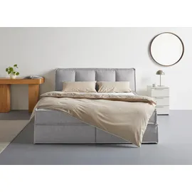 LeGer Home by Lena Gercke Boxspringbett »Addyson« Härtegrade H2, H3 und H4 wählbar, Boxspringbett inkl. Topper, 2 Matratzen