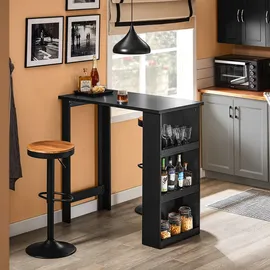 SoBuy Bartisch 112 x 57 x 106 cm Schwarz