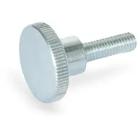 Ganter Normelemente Hohe Rändelschrauben 12 mm Stahl verzinkt 5 Stück