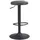 FineBuy Barhocker 58 - 79 cm Rund Grau