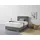 Cotta Boxbett COTTA "Lighstar", grau, B:126cm L:207cm, Komplettbetten, Boxspringbett, inklusive LED-Beleuchtung, Topper, Bettkasten und Zierkissen