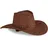 Relaxdays Cowboyhut Dunkelbraun 58 cm