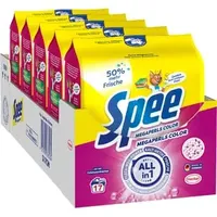 Spee Megaperls Color (5 × 17 Wäscheladungen), Allin1-Colorwaschmittel verleiht Fleck-Weg-Power, Kalt-aktiv-Wirkung und 50% mehr Frische, Waschmittel für alle Waschprogramme, 20–95 °C