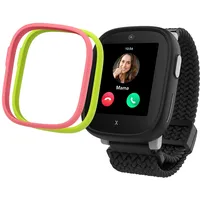 Xplora X6 Play Smartwatch Schwarz für Kinder I mit GPS-Tracker & SOS-Taste I inkl. Mix&Match Wechselzubehör I Kids Watch mit Kamera & Schrittzähler I Telefonuhr I Amazon Gutschein bei SIM-Aktivierung