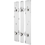 Haku-Möbel HAKU Möbel Wandgarderobe 23379 weiß Holz 6 Haken 40,0 x 100,0 cm