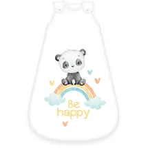 Herding 3385235235 - babybest® Babyschlafsack, Regenbogen Panda, Baumwolle, 70x45cm