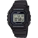casio timeless collection Chronograph Quarzuhr, Armbanduhr, Herrenuhr,Digitaluhr, Resinarmband,Stoppfunktion, schwarz