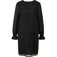 s.Oliver Langarm-Kleid Spitzenkleid Schwarz 38