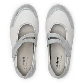 VITAFORM Mary-Jane Damen Silber/Weiß 40