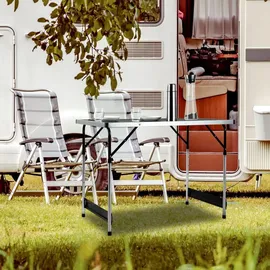 Hi Campingtisch schwarz/grau (95031)