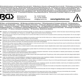 BGS Metall-Werkzeugkasten leer 5 Fächer blau 420 x 200 x 200 mm