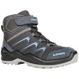 Lowa Maddox Warm GTX Mid Jr. Wanderschuh Blau - Grau