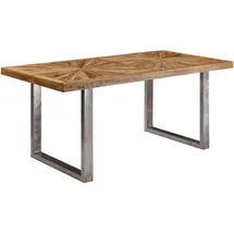 FineBuy Esstisch 200 x 76,5 cm braun