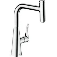 Hansgrohe Metris Select M71 240 1jet sBox edelstahl finish 73802800