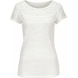 VIVANCE Kurzarmshirt beige 36/38