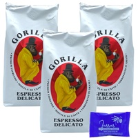 Gorilla Espresso Delicato 3x 1000g Joerges | Weiß