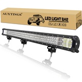 AUXTINGS LED-Arbeitsleuchte 101,6 cm 540W dreireihig 7D-LED-Arbeitsleuchte Spot/Flutlicht-Kombi-Strahler DC 12V-24V 6000K Geländewagen UTVs