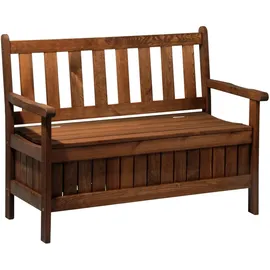 Dobar Gartenbank 115 x 58 x 89 cm braun