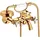 Hansgrohe Montreux 2-Griff Wannenarmatur Polished Gold Optic