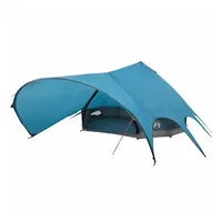 vidaXL Teepee Zelt für 9 Personen Blau/Grau