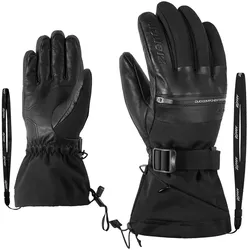 Skihandschuhe ZIENER "GALLINUS", Herren, Gr. 10, schwarz, Materialmix, Handschuhe