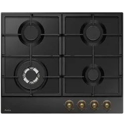 Amica Gas-Kochfeld schwarz DRP6412DB