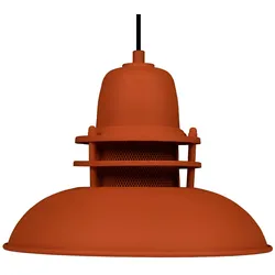 Bamyum Leuchtturm Pendelleuchte, E27 Fassung, 34 cm, Orange Lampe