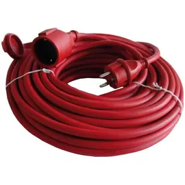 Unitec Gummi-Verlängerung 25 m, rot,